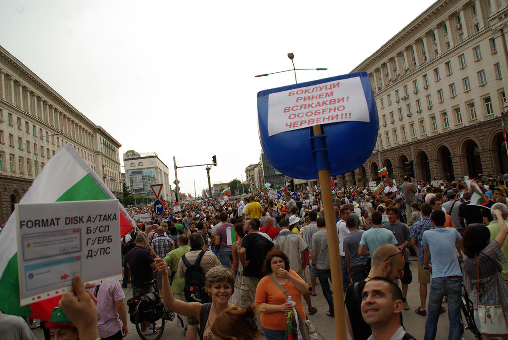 The protest and its slogans by EquilibriumLegend on DeviantArt