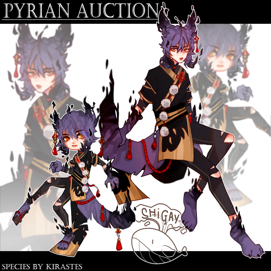 Closed | Pyrian Auction #1 by SHIUWO on DeviantArt