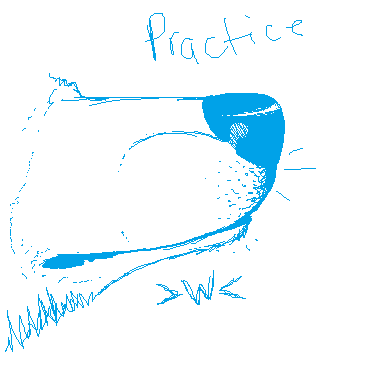 wolf mouth (side view) practice