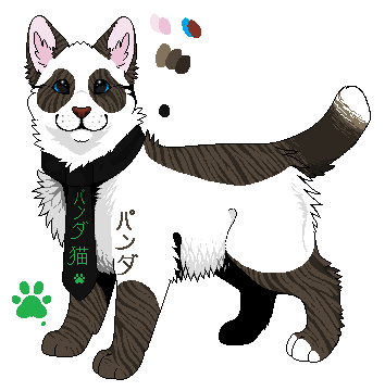 Panda Tabby cat Adoptable *CLOSED*