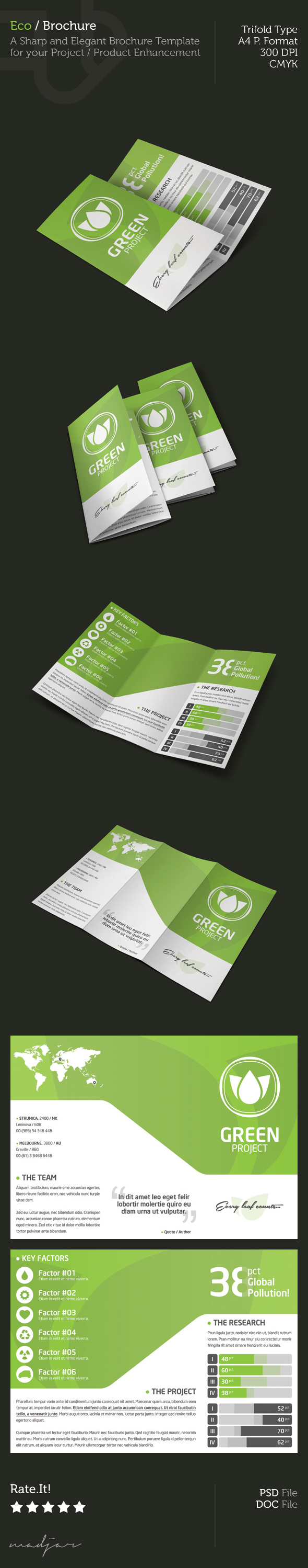 Eco - Trifold Brochure by madjarov