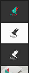 Origami Bird Logo by madjarov