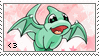 Neopets: Shoyru Stamp by dark-rukario