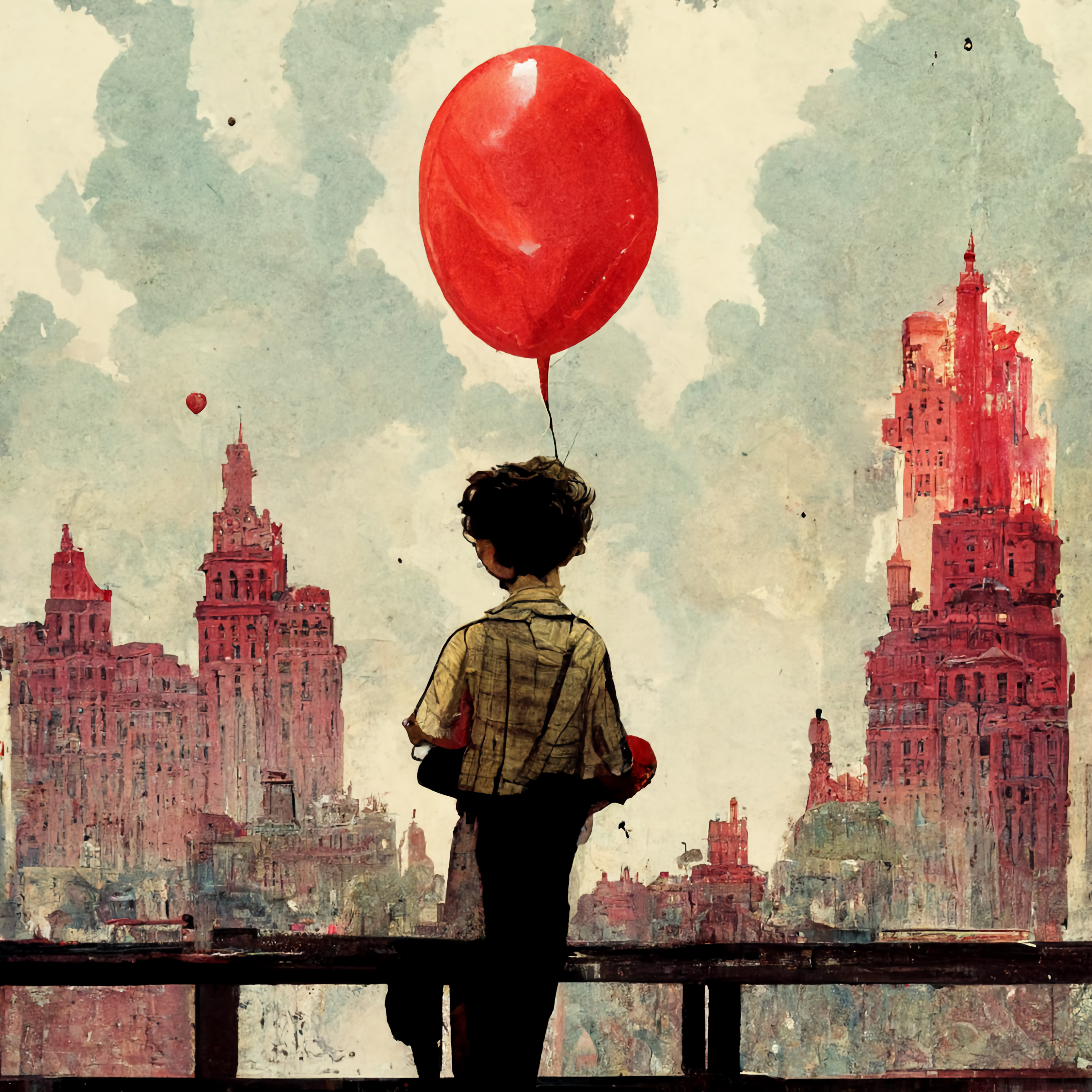 The red balloon by Digitonaut on DeviantArt