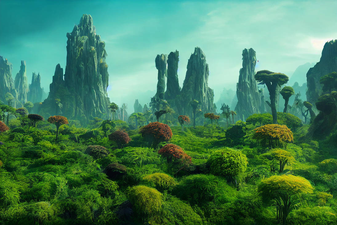 Alien Forest by Digitonaut on DeviantArt