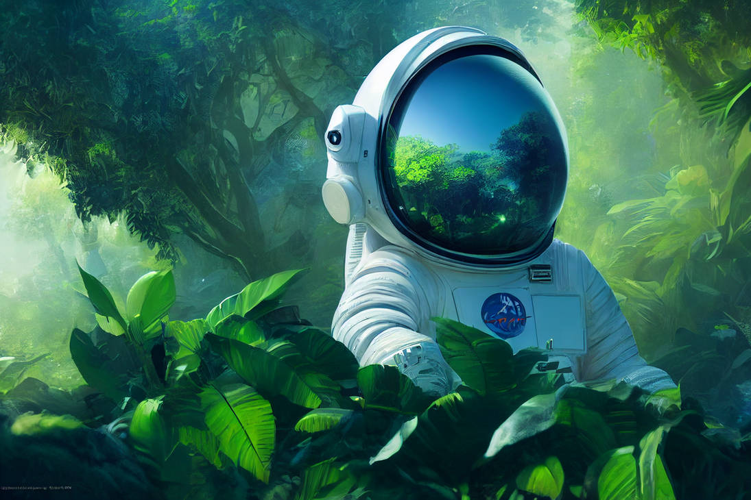 Exploring an alien planet by Digitonaut on DeviantArt