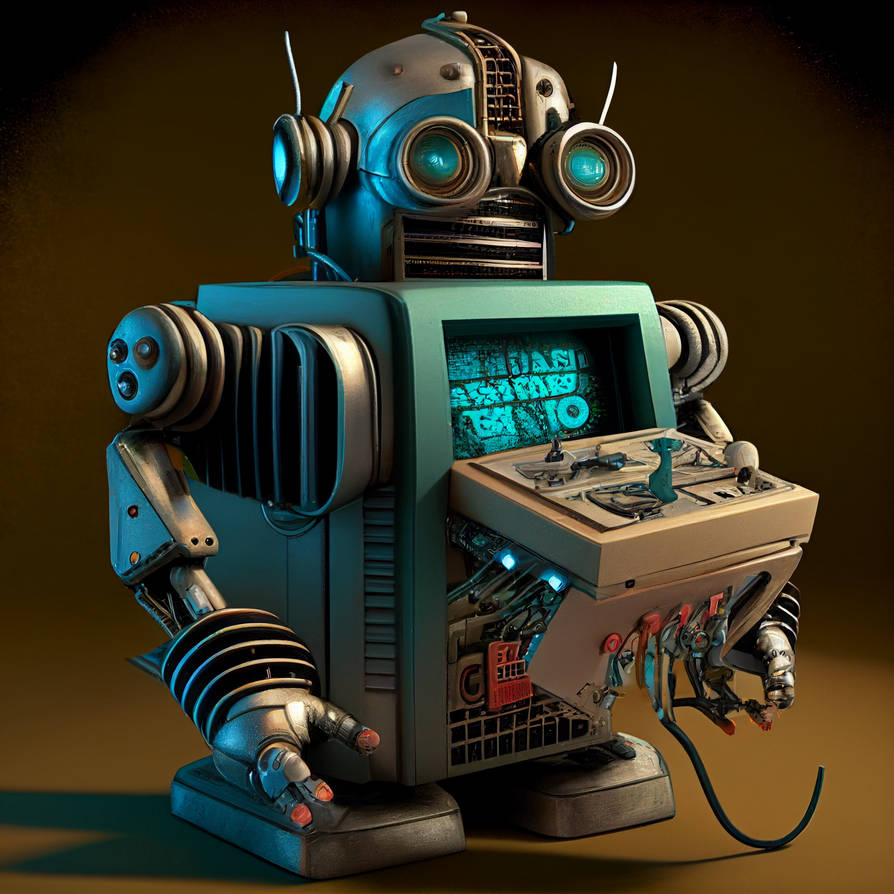 Retrofuturistic Computer by Digitonaut on DeviantArt