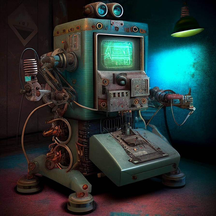 Retrofuturistic Computer by Digitonaut on DeviantArt