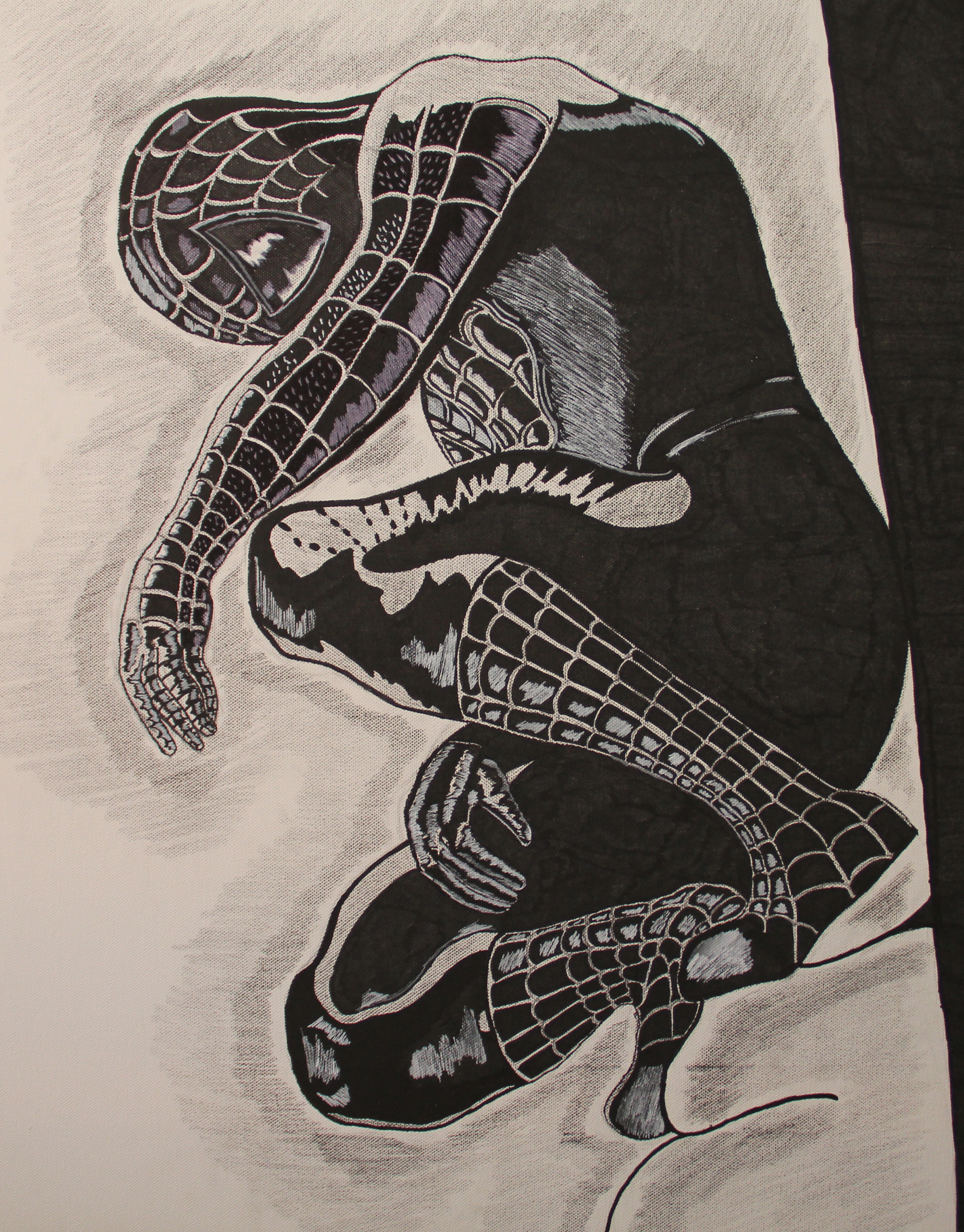 First try at spiderman XD