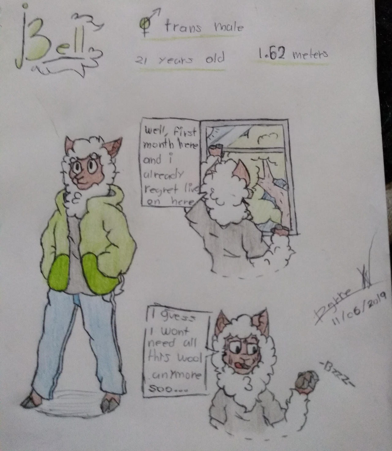 Bell Reference Sheet by paradoxzgenericfurry on DeviantArt