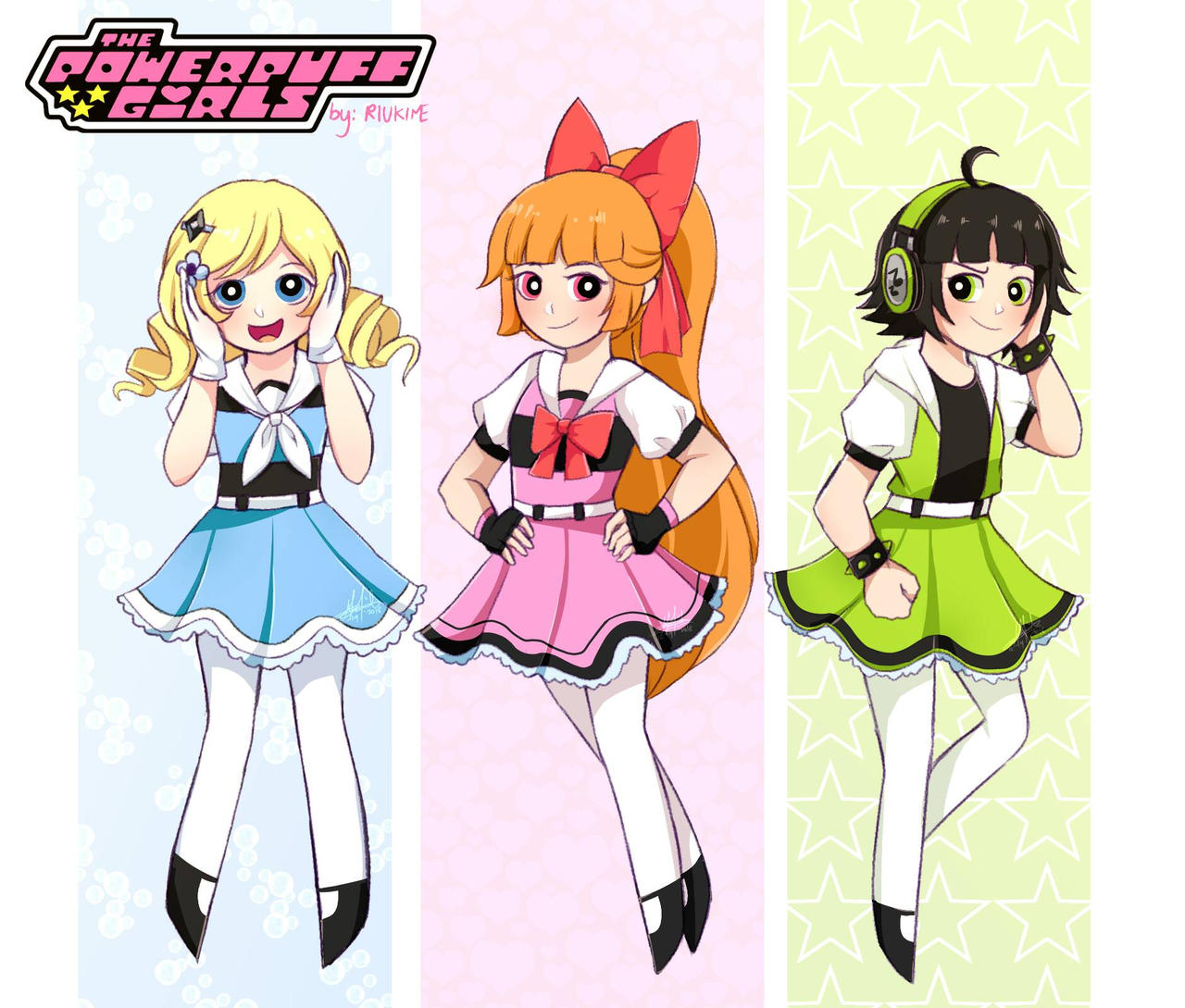 Powerpuff Style. Deviantart The Powerpuff Girls by riukime on DeviantArt