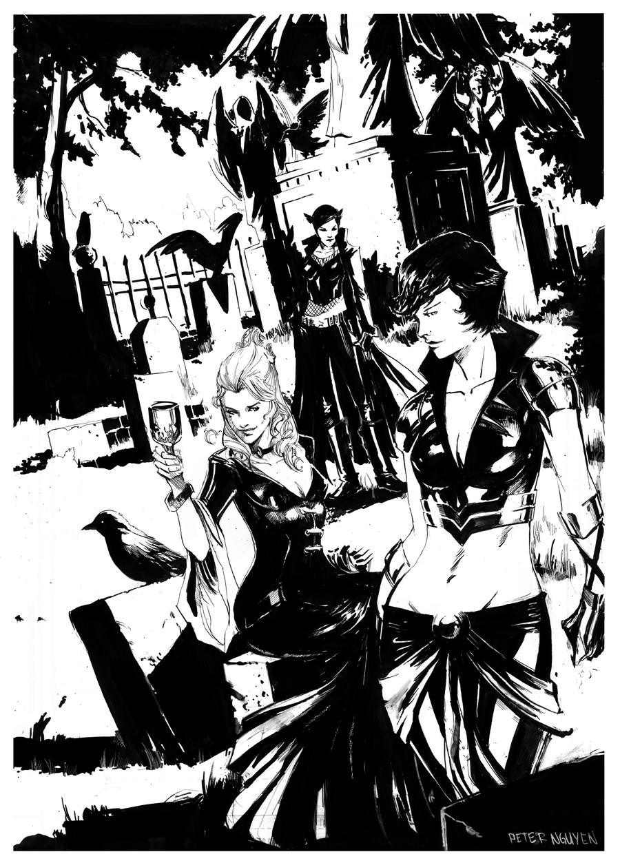 One Half of a secret six is by Peter-v-Nguyen