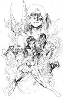 Young avengers pencils.