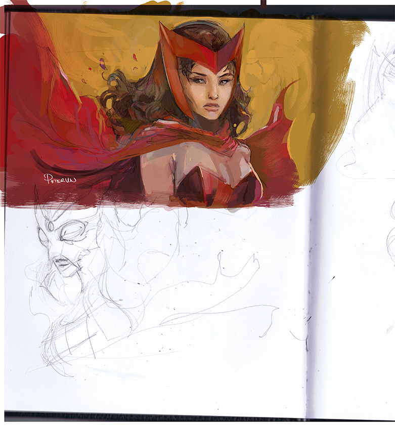 Scarletwitch sketchup