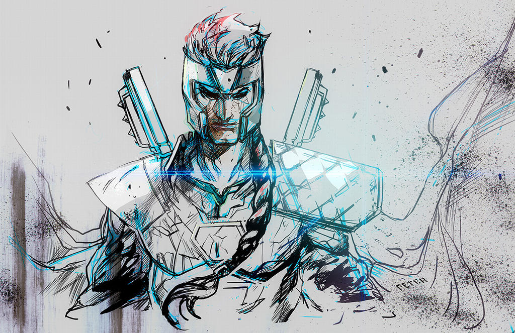 Shatterstar Blackwhite Instagram by Peter-v-Nguyen