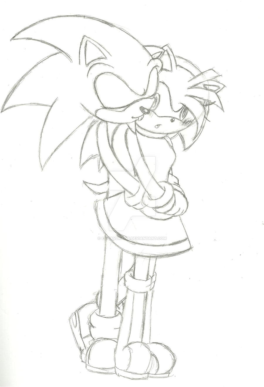 Sonic and Amy - you're so sweet