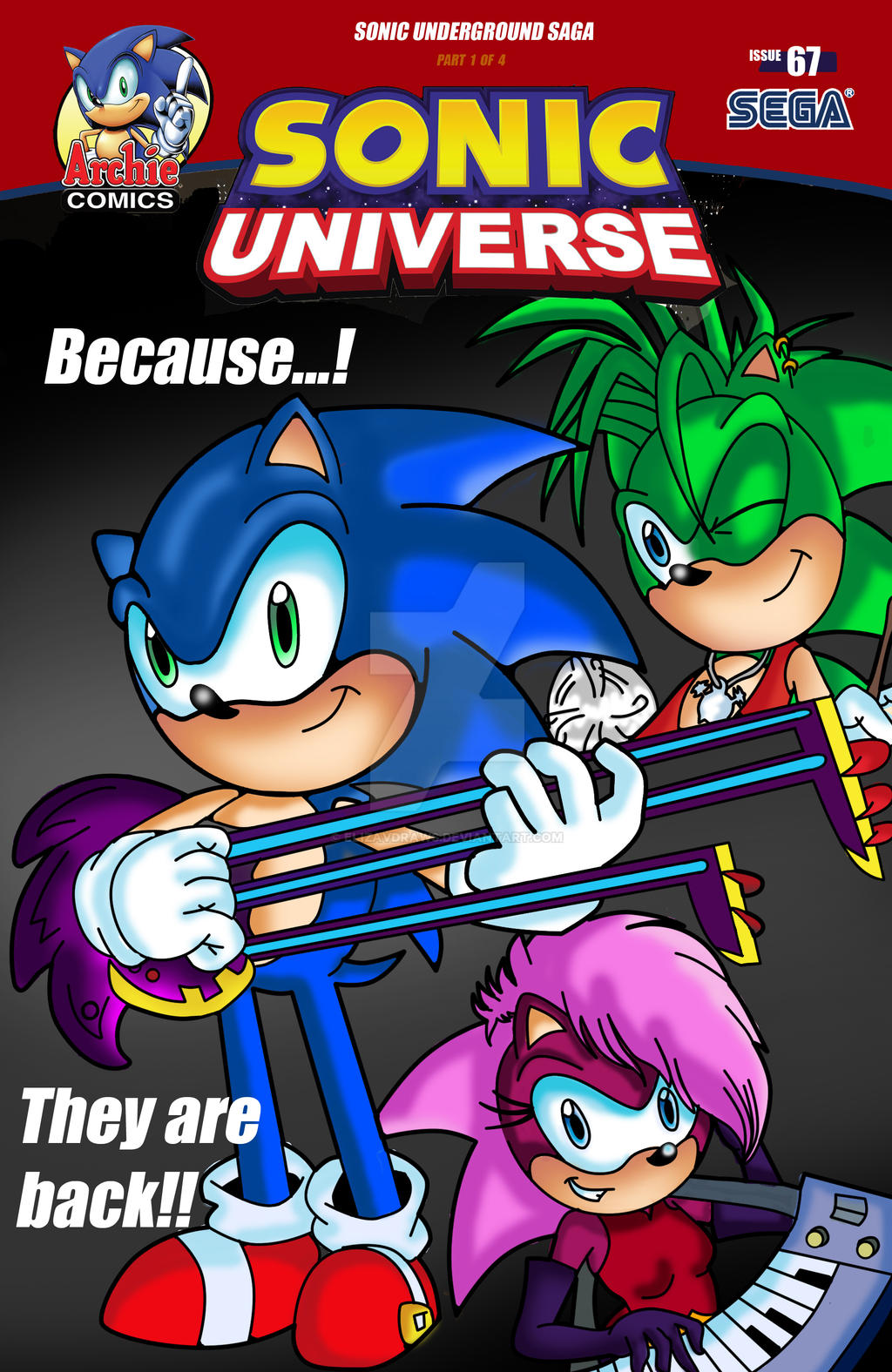 Sonic Universe N 67 Fan Cover