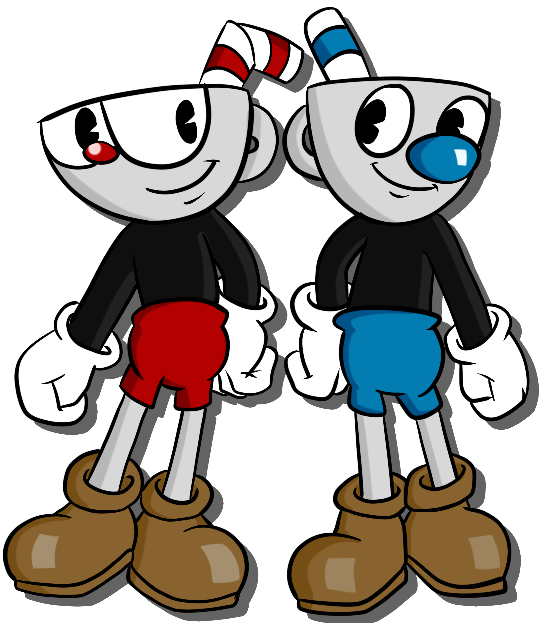 Cuphead and Mugman by Redpanda2608 on DeviantArt