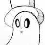 Inktober2019 Day 22 - Ghost - Napstablook