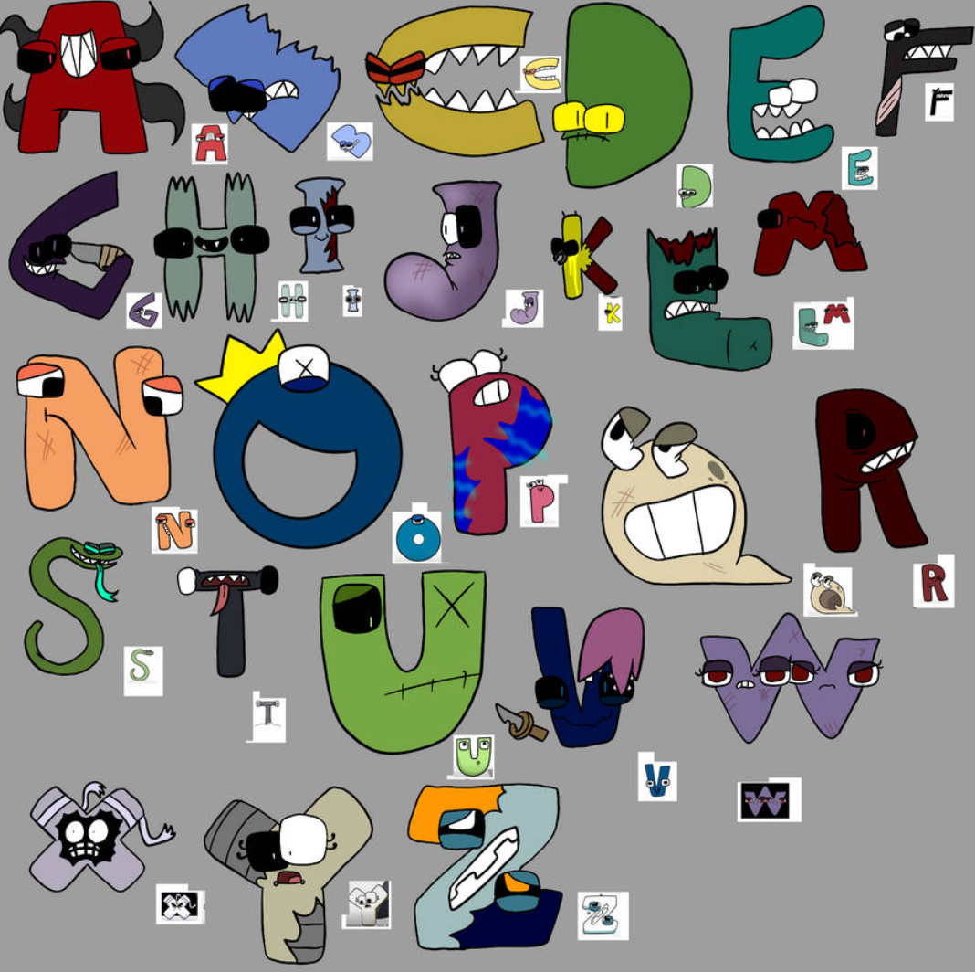 Paper Alphabet Lore (REMAKE) by Note4arts on DeviantArt