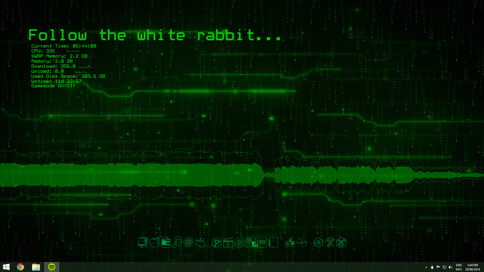 animated matrix desktop by leo flare on