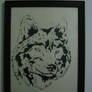 Kil testere kurtportres (scroll saw wolf portrait)