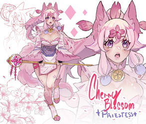 [AUCTION/CLOSED] Cherry Blossom priestess