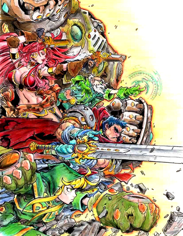 Battle Chasers Fanart by alexvontolmacsy