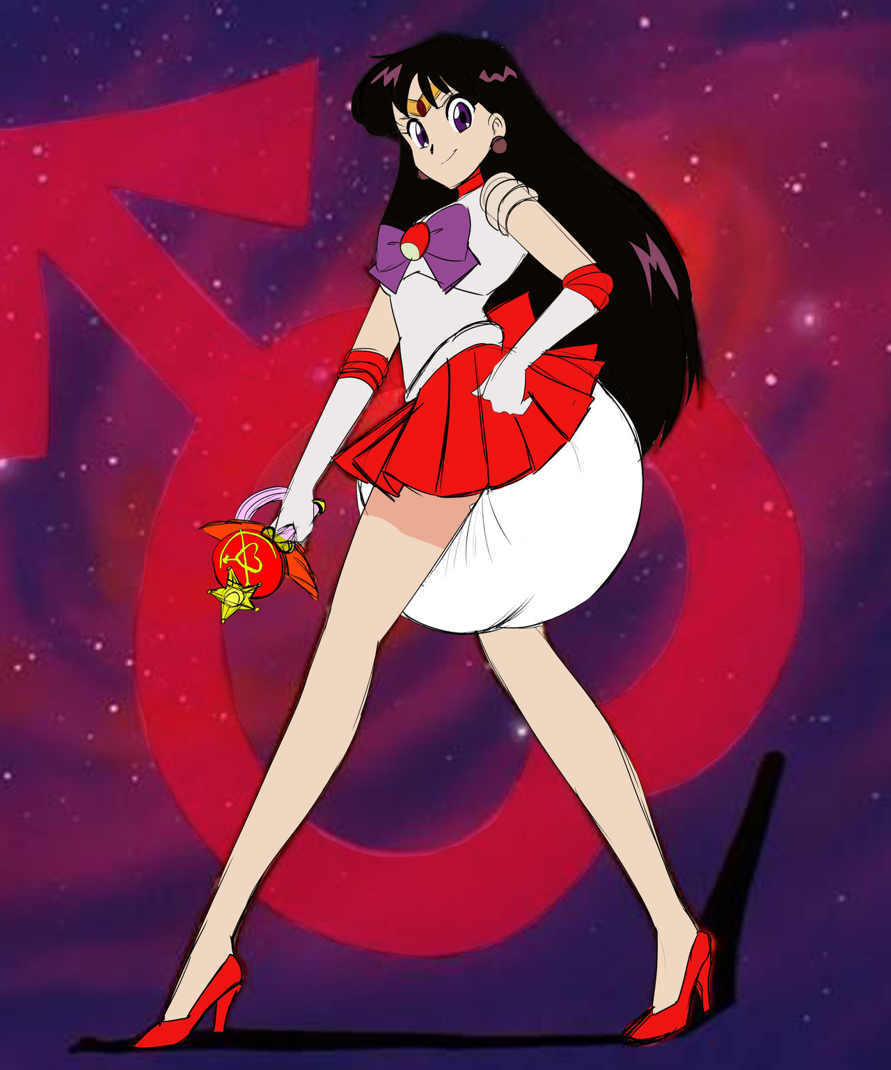Mars Power Deviantart Mars Power, Make-up! by PinkAbdl on DeviantArt