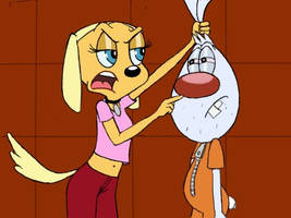 Brandy and Mr. whiskers