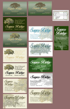 Sugar Ridge Biz Card Designs