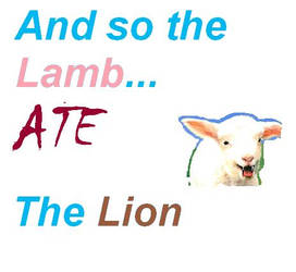 Lamb EATS Lion
