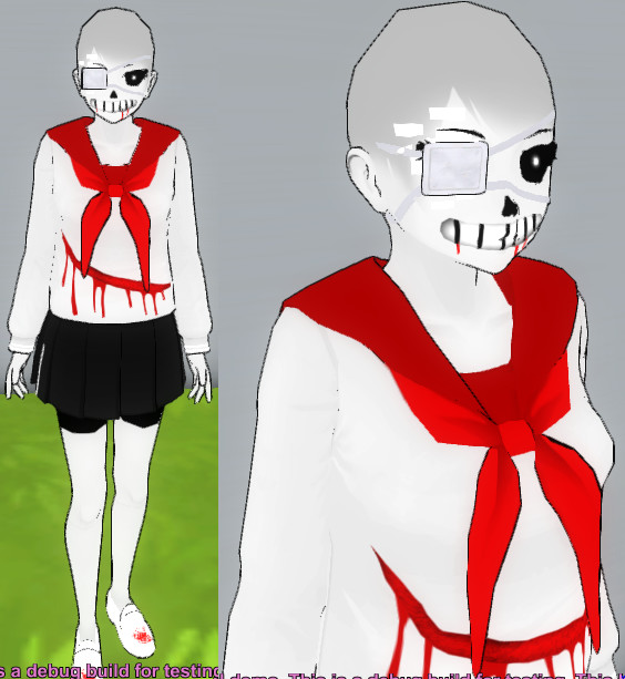 Yandere Simulator- Sans Skin by ImaginaryAlchemist on DeviantArt