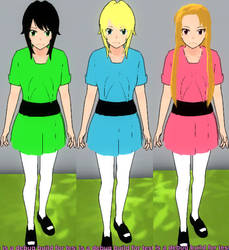 Yandere sim skin: The Powepuff Girls