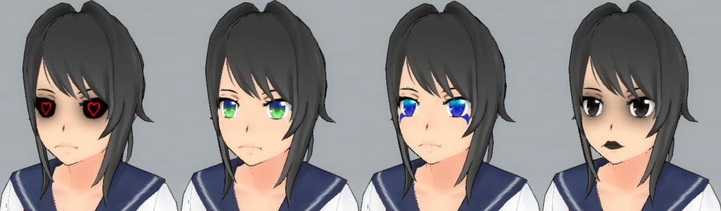 Yandere sim skin: Face Texture Pack