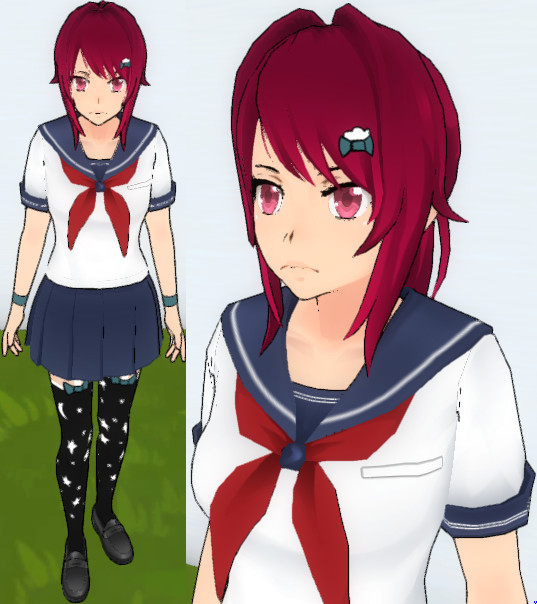 Yandere sim skin: Reiko Mazenta