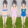 Yandere sim skin: Summer Swimsuits Pack 1