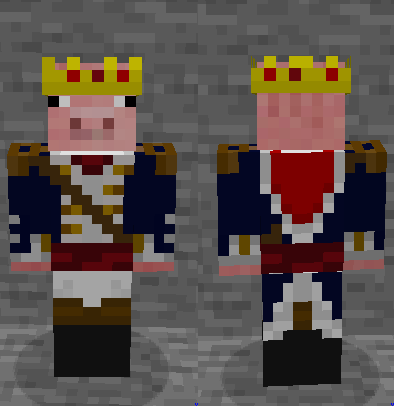 Minecraft skin: Technoblade L'manburg by TeleviCat on DeviantArt