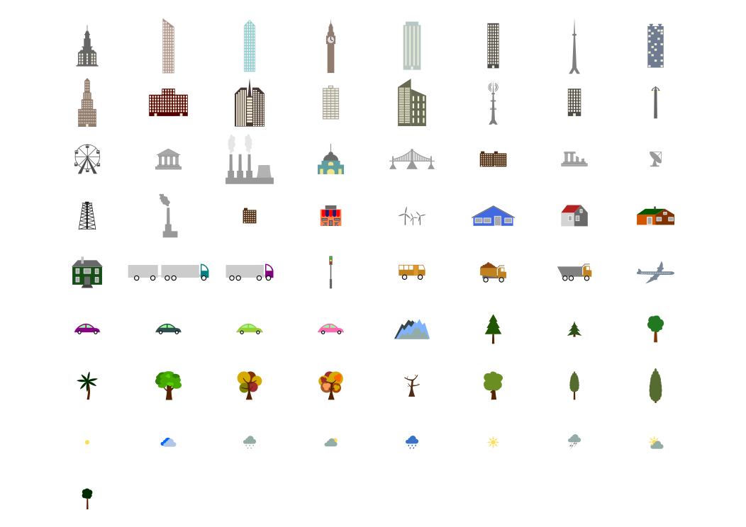 Map Elements Refuse 01 Modern Map Elements by tergolape on DeviantArt