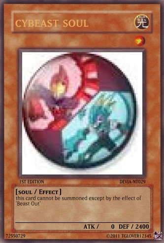 megaman yugioh cards-cybeast soul