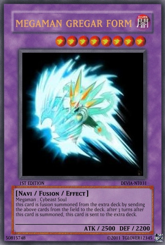 megaman yugioh cards-megaman-gregar form