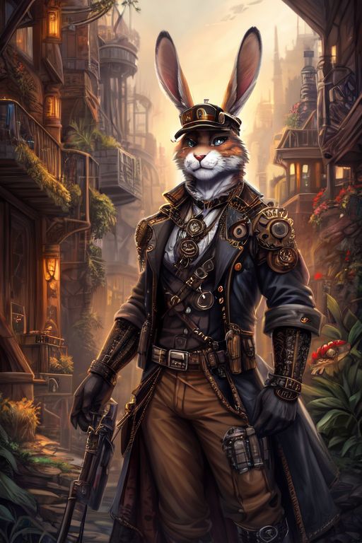 Steampunk Rabbitfolk Steampunk Bunny 14 by KillingYourChildhood on DeviantArt