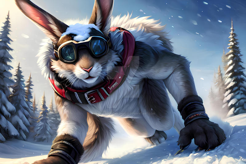 Skiing Snow Bunny 4 by KillingYourChildhood on DeviantArt