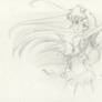 Sailor Moon Crystal - Sailor Mars Rough Sketch