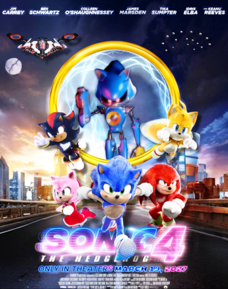 Sonic 4 Movie Poster V5 By JakeMilman225007 On DeviantArt sonic-4-movie-poster-v5-by-jakemilman225007-on-deviantart