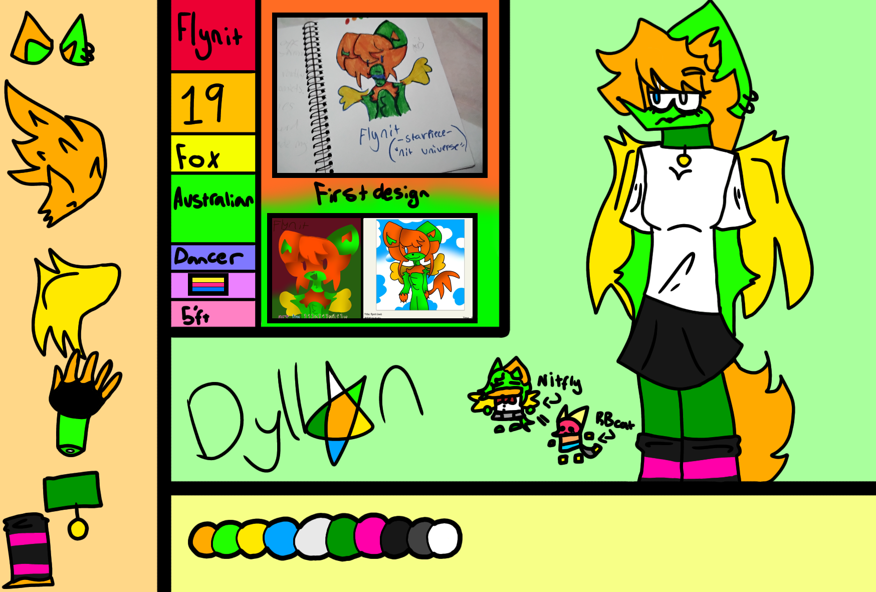 Updated flynit ref by DyllanCATLINIT on DeviantArt