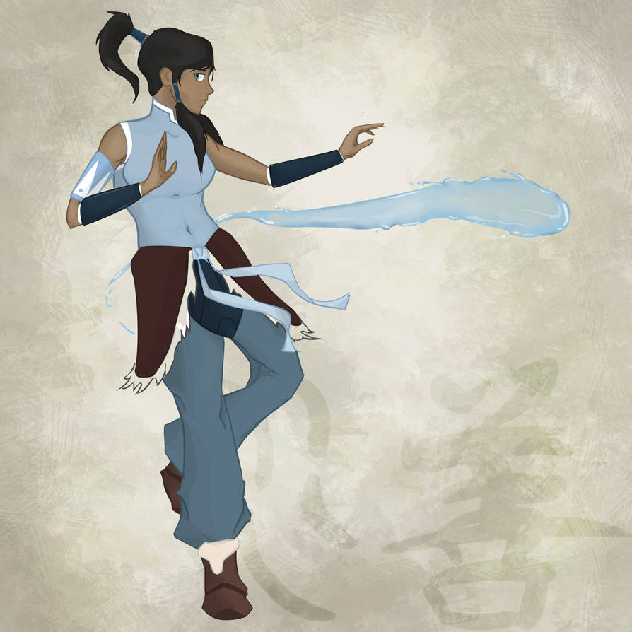 Korra Bending (final) by seyrii on DeviantArt