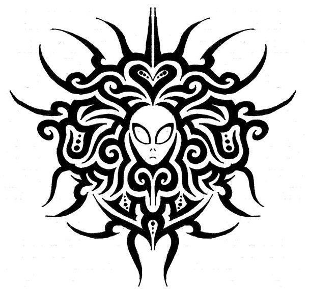 Tribal Alien by fensterfisch on DeviantArt
