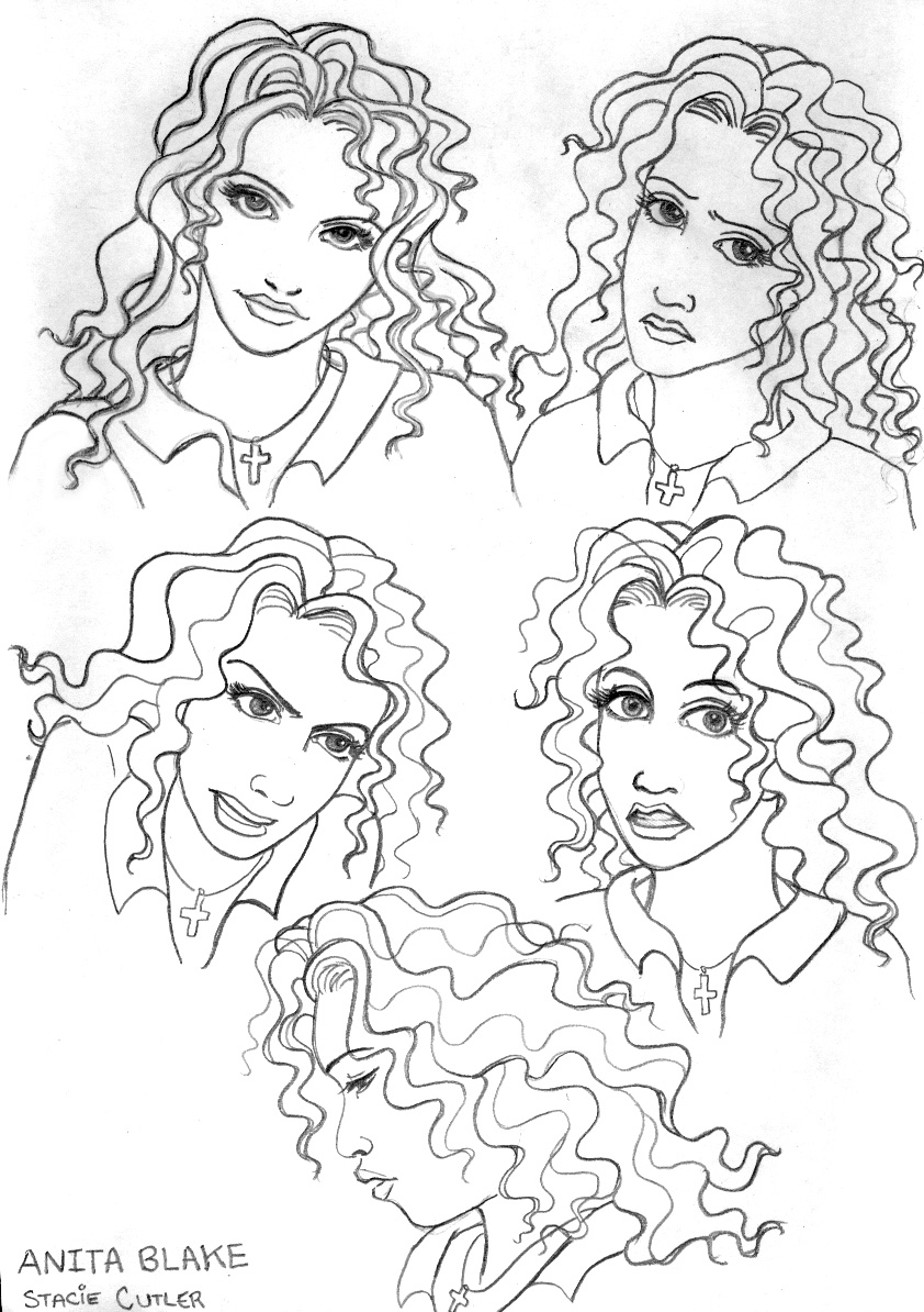 Anita Blake: model sheet 2