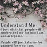 Understand Me 